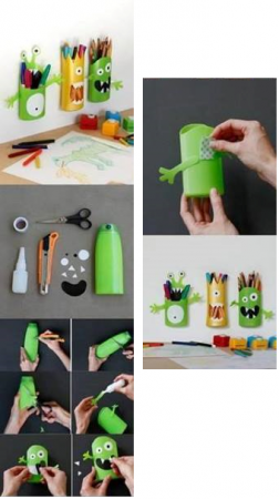 Pot à crayons pour enfants